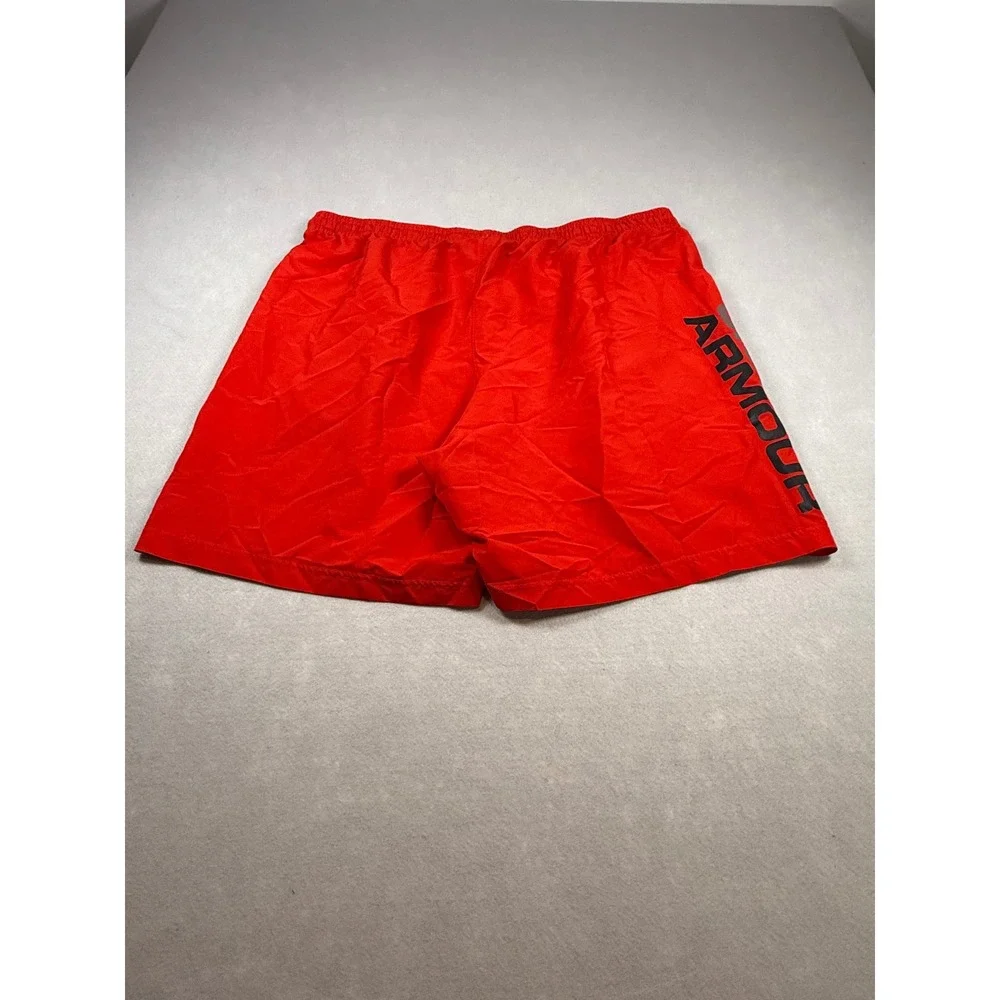 Under Armour Mens XXL Red HeatGear Loose Fit Athletic Training Gym Shorts